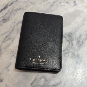 Kate Spade Black Textured Card Holder